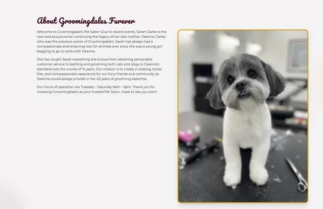 Full-Service Dog Grooming